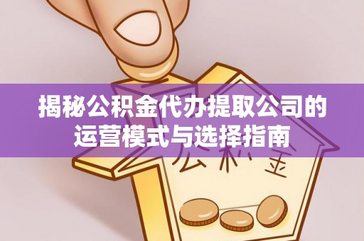 普兰店揭秘公积金代办提取公司的运营模式与选择指南